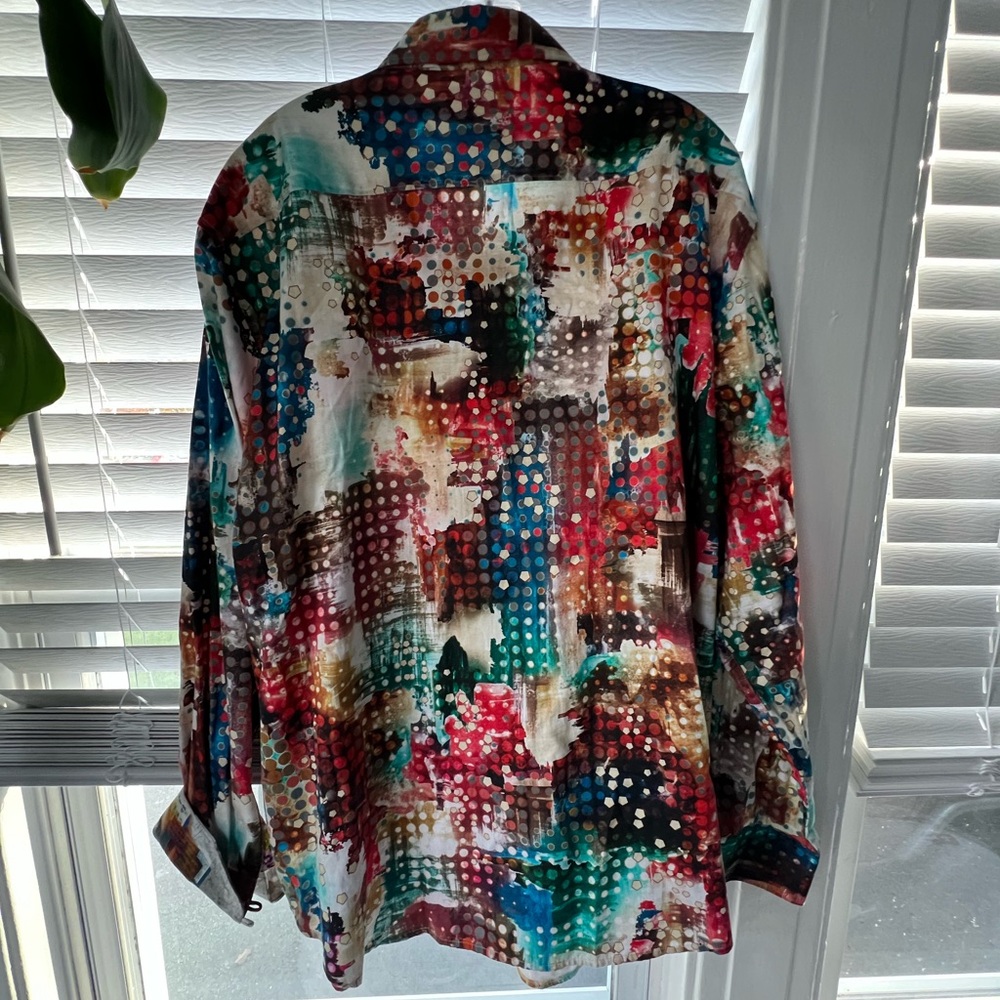Robert Graham Colorful Abstract Men's Jacket